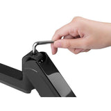 Equip 650133 17 -32 support de montage de bureau pour deux écrans, pince, 18 kg, 17 - 32 , 100 x 100 mm, noir