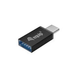 Equip 128956 Hub USB 3.0 à 4 ports avec adaptateur USB-C, USB 3.2 gen 1 type-a, 5 000 mbits, noir