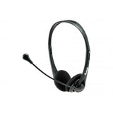 Equip 245304 casque stéréo avec sourdine, casque, arceau, centre d'appels de bureau, noir, binaural, 1.8