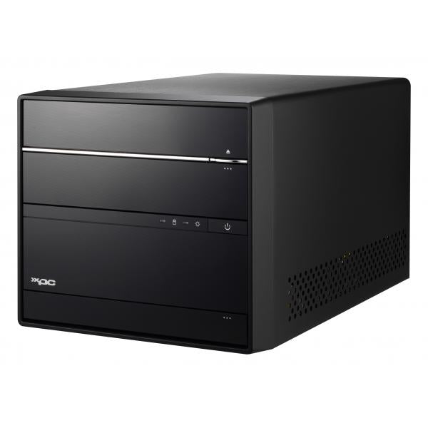 Shuttle sh570r6 noir xpc cube pc barebone, intel h570, lga 1200, ddr4, 2x lan, 2x m.2, 300 w