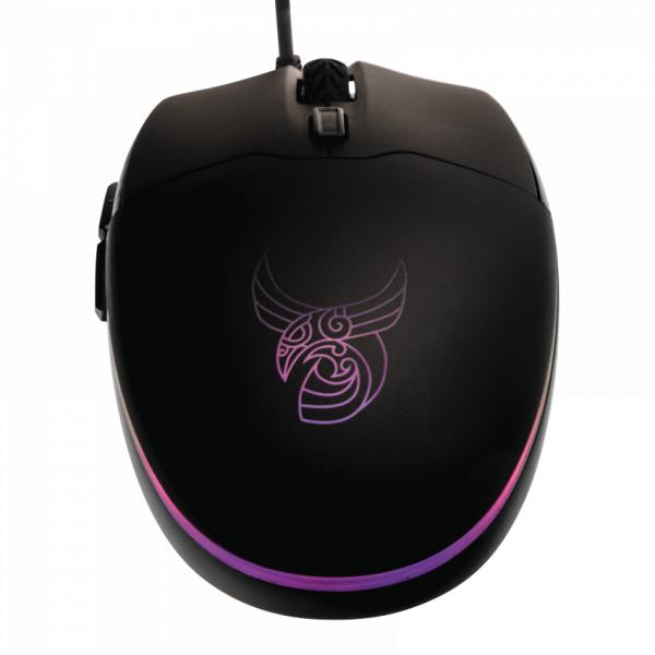 L33t gaming 160398 hofud souris de jeu filaire rvb, 6 boutons, 3200dpi, usb