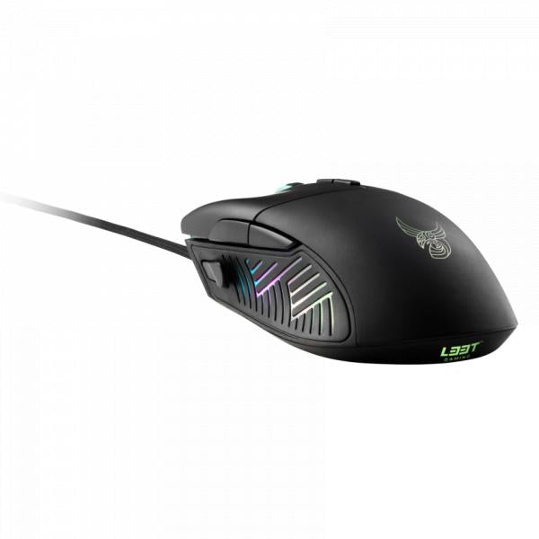 Souris de jeu Gungnir L33t Gaming 160383. 8 boutons, 16 000 dpi, ergonomique, RVB