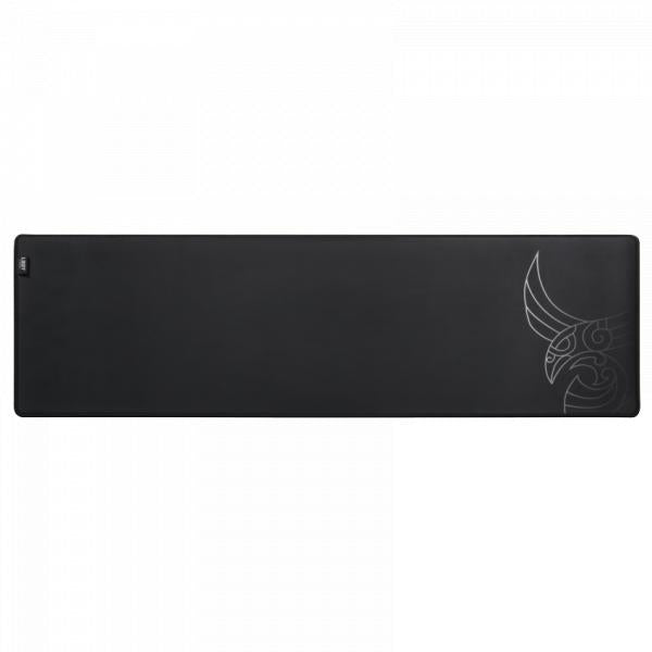 Tapis de souris de jeu L33t gaming 160404 bifrost xxl, surface rapide. 920 x 294 x 4 mm, noir