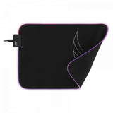 Tapis de souris de jeu L33t gaming 160405 karlvagn rgb, taille moyenne, surface rapide. 355 x 255 x 3 mm, noir