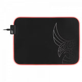 Tapis de souris de jeu L33t gaming 160405 karlvagn rgb, taille moyenne, surface rapide. 355 x 255 x 3 mm, noir