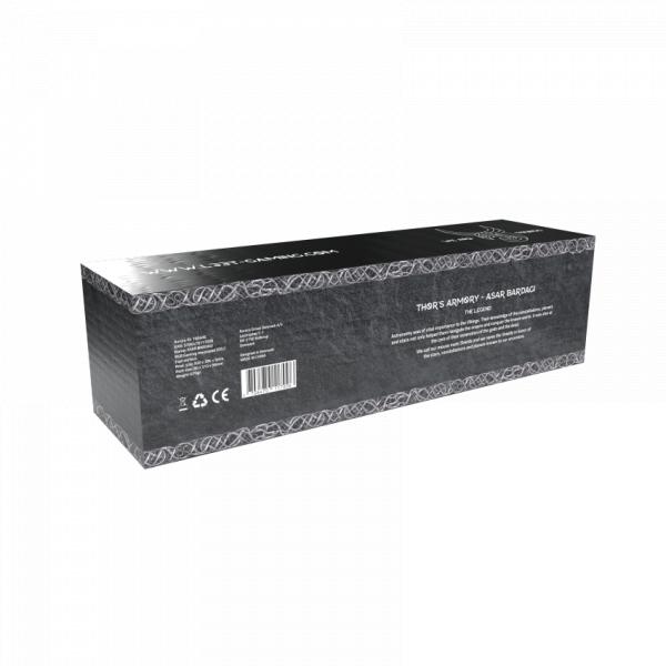 Tapis de souris de jeu L33t Gaming 160406 Asar Bardagi XXL RVB, surface rapide. 920 x 294 x 3 mm, noir