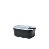 Mepal boîte de conservation alimentaire easyclip 700 ml - nordique noir | 4 pièces