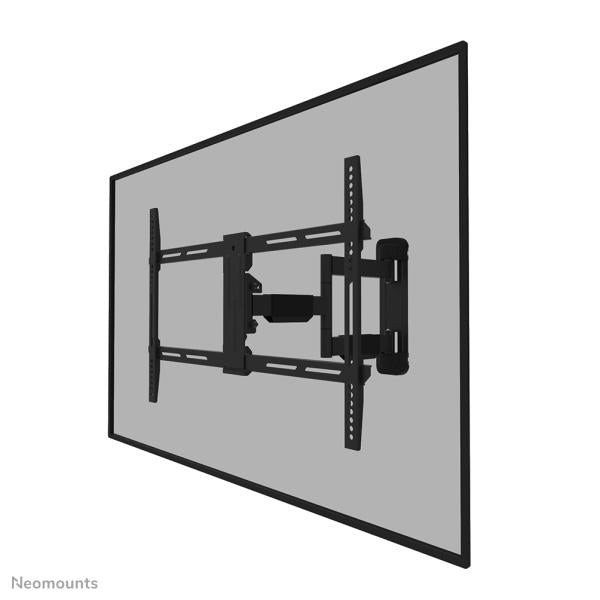 Support mural d'écran Neomounts WL40-550BL16, 65 , inclinable, mouvement complet, 3 pivots, VESA 600x400
