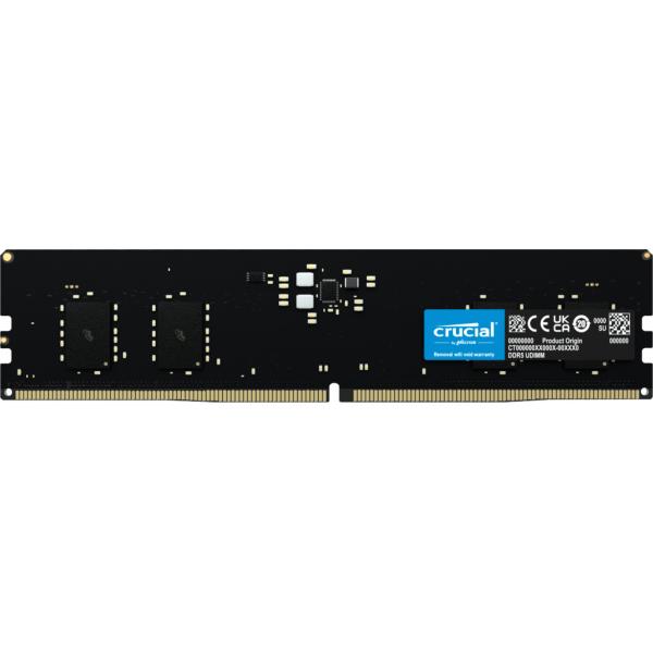 Mémoire dimm Crucial ct8g48c40u5, 8 Go, DDR5, 4 800 MHz, CL40, 1,1 V