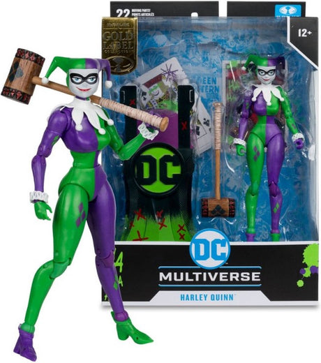 Mcfarlane Toys DC Multiverse Action Figure Harley Quinn (DC Classic) Jokerized (Gold Label) 18 cm Action Figure