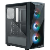 Cooler master cp520-kgnn-s00 cmp 520 avec ventilateurs 3argb, atx, tour midi, fenêtre, 3x 120mm rgb