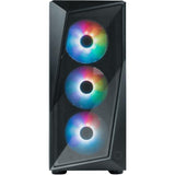 Cooler master cp520-kgnn-s00 cmp 520 avec ventilateurs 3argb, atx, tour midi, fenêtre, 3x 120mm rgb