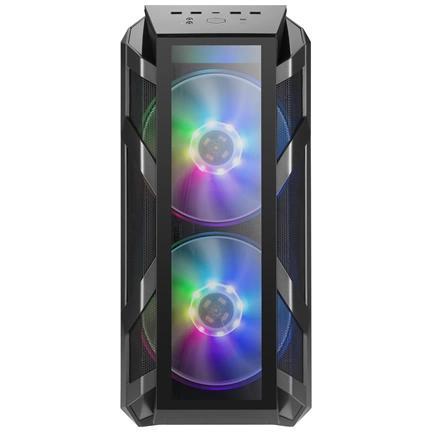 Cooler master mcm-h500m-ihnn-s00 mastercase h500m noir, atx, tour midi, rgb, fenêtre, 3x 140 200 mm