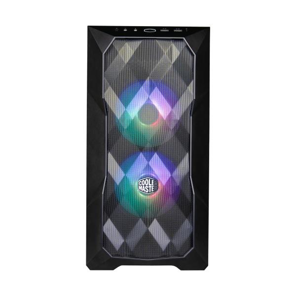 Cooler master cooler td300-kgnn-s00 td300 mesh, matx, midi-towe, argb, 3d mesh front, removable top, black