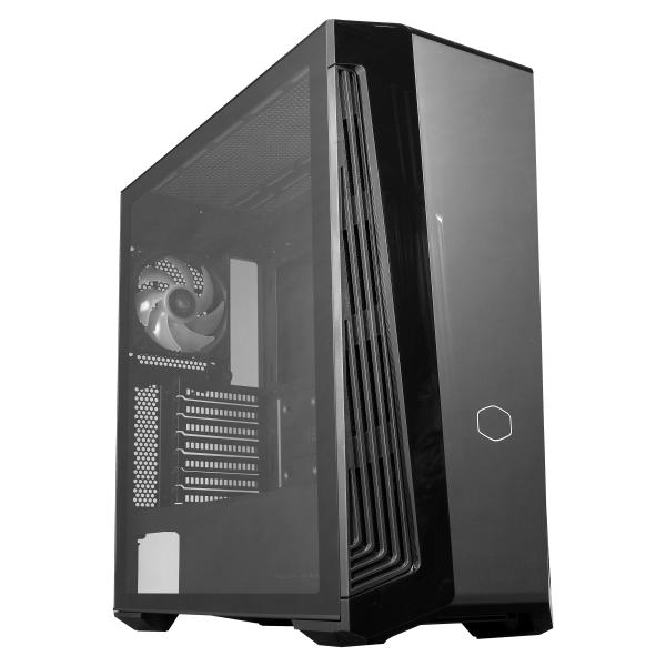 Cooler master mb540-kgnn-s00 masterbox 540, atx, tour midi, fenêtre, hub argb, 120mm pwm, noir