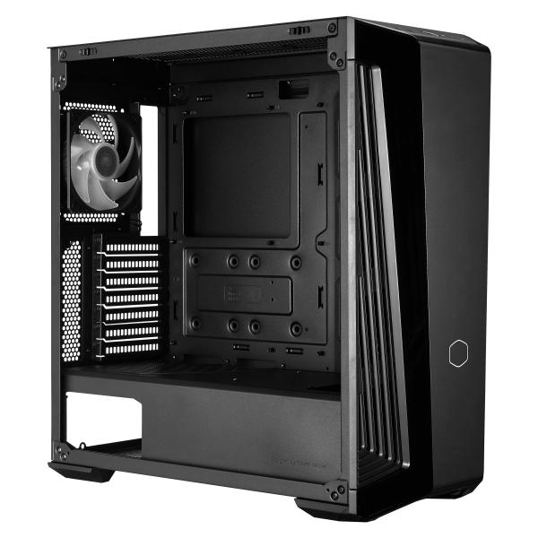 Cooler master mb540-kgnn-s00 masterbox 540, atx, tour midi, fenêtre, hub argb, 120mm pwm, noir