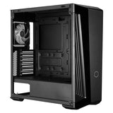 Cooler master mb540-kgnn-s00 masterbox 540, atx, tour midi, fenêtre, hub argb, 120mm pwm, noir