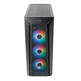 Cooler master mb520-kgnn-s00 masterbox 520 mesh, rouge, atx, midi, fenêtre transparente bord à bord