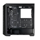 Cooler master mb520-kgnn-s00 masterbox 520 mesh, rouge, atx, midi, fenêtre transparente bord à bord