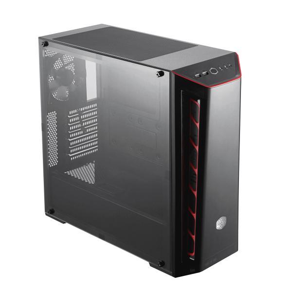Cooler master mb520-kgnn-s01 masterbox 520 noir, atx, tour midi, fenêtre transparente bord à bord
