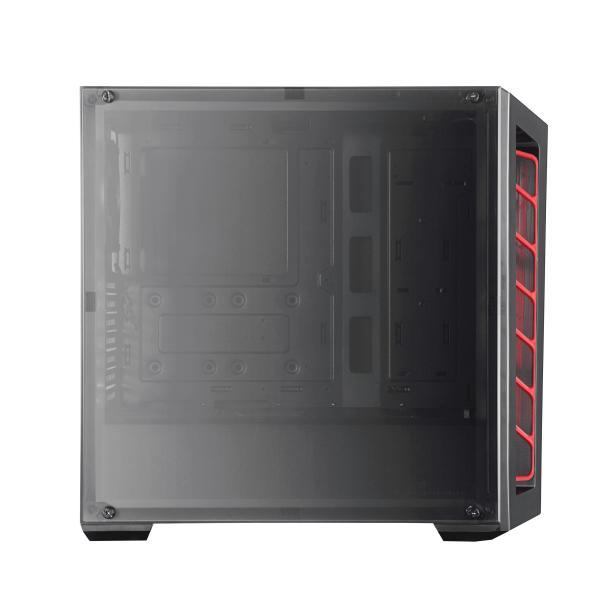 Cooler master mb520-kgnn-s01 masterbox 520 noir, atx, tour midi, fenêtre transparente bord à bord