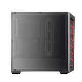 Cooler master mb520-kgnn-s01 masterbox 520 noir, atx, tour midi, fenêtre transparente bord à bord