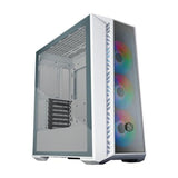 Cooler master mb520-wgnn-s01 masterbox 520 blanc, atx, tour midi, fenêtre transparente bord à bord