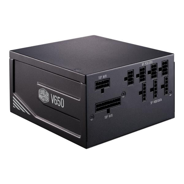 Cooler master mpy-650v-afbag-eu v650 gold v2, atx, 650w, modulaire, apfc, 135mm, 32 db (silencieux), noir