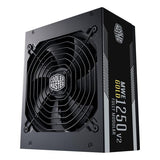 Cooler master mpe-c501-afcag-eu mwe gold v2, atx, 1250w, prêt rtx, modulaire, 140mm, noir
