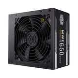 Cooler master mpe-6501-acabw-beu mwe 650 bronze v2, atx, 650 w, dc-to-dc + llc, 88%, 120mm, noir