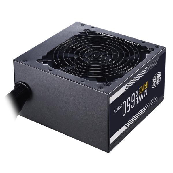 Cooler master mpe-6501-acabw-beu mwe 650 bronze v2, atx, 650 w, dc-to-dc + llc, 88%, 120mm, noir