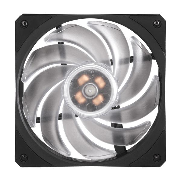 Cooler master rr-212s-20pc-r2 hyper 212rgb édition noire avec lga1700, 120mm, 650-2000 tr/min, 4 caloducs