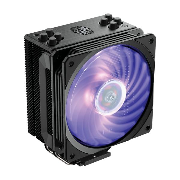 Cooler master rr-212s-20pc-r2 hyper 212rgb édition noire avec lga1700, 120mm, 650-2000 tr/min, 4 caloducs
