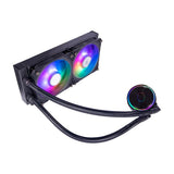 Cooler master mly-d24m-a23pz-r1 pl240 flux, radiateur 240mm, 120mm x2, 0-2300 tr/min ± 10%, led rgb