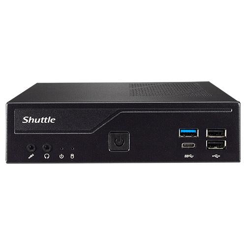 Shuttle dh610 xpc slim pc barebone, lga1700, intel h610, 2x ddr4 (max.64go) 1x2.5 baie, m.2, hdmi,