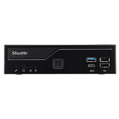Shuttle dh610 xpc slim pc barebone, lga1700, intel h610, 2x ddr4 (max.64go) 1x2.5 baie, m.2, hdmi,