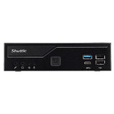 Shuttle dh610 xpc slim pc barebone, lga1700, intel h610, 2x ddr4 (max.64go) 1x2.5 baie, m.2, hdmi,