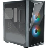 Cooler master cp320-kgnn-s00 cmp 320, matx, tour midi, 120mm, fenêtre, argb, noir