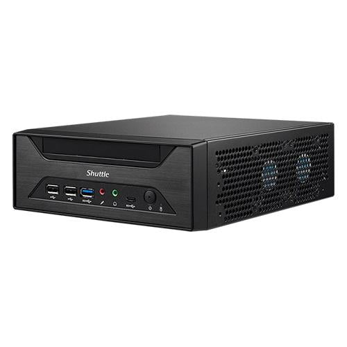 Shuttle XH610 XPC Slim Barebone, LGA1700, Intel H610, HDMI, DP, VGA, 2x Com, 2x LAN, 2x2,5, 24 7 7