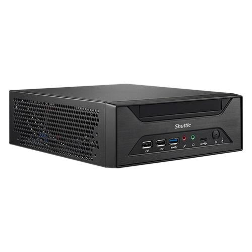 Shuttle XH610 XPC Slim Barebone, LGA1700, Intel H610, HDMI, DP, VGA, 2x Com, 2x LAN, 2x2,5, 24 7 7