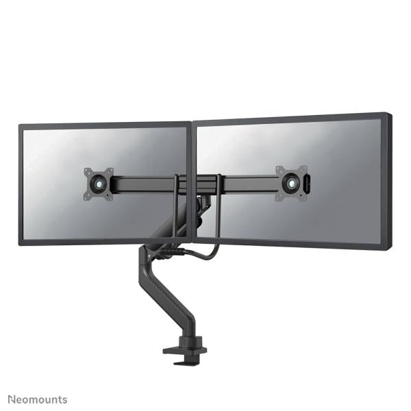 Neomounts ds75-450bl2 support de bureau pour écran, 2 écrans, 17 - 32 pouces, œillet de serrage topfix