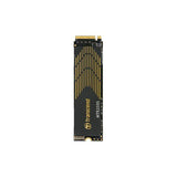 Transcend ts2tmte250s mte 250s, 2 to, m.2 2280, pcie gen4x4, nvme, 3d tlc, w dram, dissipateur thermique