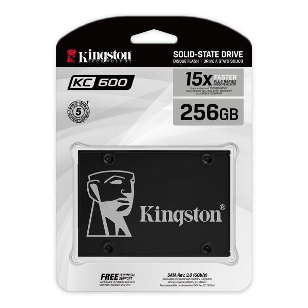 Kingston SKC600 256G KC600 SSD, 256 Go, 2,5, SATA3, 3D V-NAND TLC