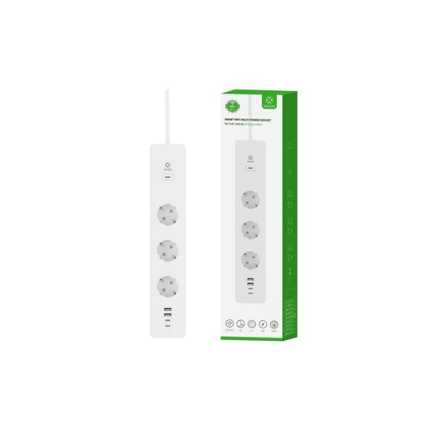 Multiprise intelligente Woox R6132 EU, Schucko, 3680W, 16A, Eee 802.11b G N WiFi Bluetooth 4.2