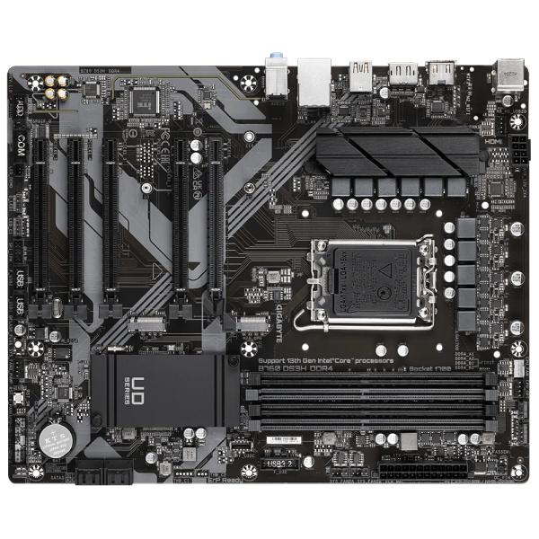 Gigabyte b760 ds3h, intel lga1700, b760, dimm ddr5, usb-c 20 go s, 2*pcie 4.0 x4 m.2