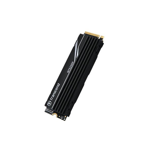 Transcend transcend ts4tmte250h ssd, 4tb, m.2 2280, pcie gen 4x4, nvme, 3d tlc, w dram, metal heatsink