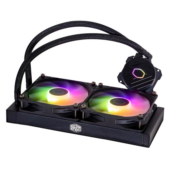 Cooler Master Cooler MLW-D24M-A18PZ-R1 Masterliquid 240L Core Argb, 4-Pin, 2x 120mm Argb, 27,2 DBA (Max)