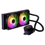 Cooler Master Cooler MLW-D24M-A18PZ-R1 Masterliquid 240L Core Argb, 4-Pin, 2x 120mm Argb, 27,2 DBA (Max)