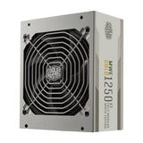 Cooler master mpe-c501-afcag-3geu mwe gold 1250 v2 blanc, atx3.0, 1250w, 90%, 140mm, 3x pcie 6+2