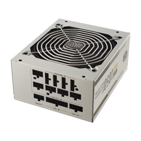 Chłodnica mistrz MPE-A501-AFCAG-3GEU MWE GOLD 1050 V2 White, ATX3.0, 1050W, 90%, 140 mm, 3x PCIE 6+2